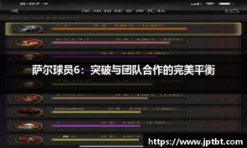 萨尔球员6：突破与团队合作的完美平衡
